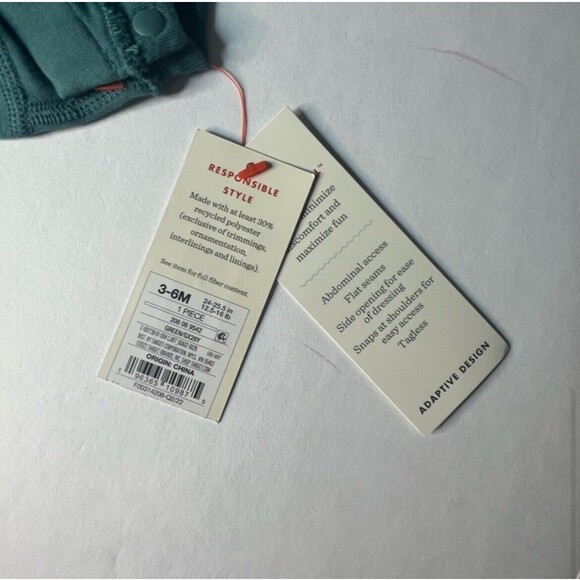 Cat & Jack Infant Baby Graphic T-Shirt Green Sizes Newborn & 3-6 M Sizes NEW! - Picture 7 of 9